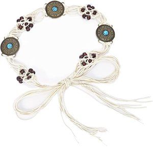 Women's Bohemian Style Rope Braid Waist Belt U33